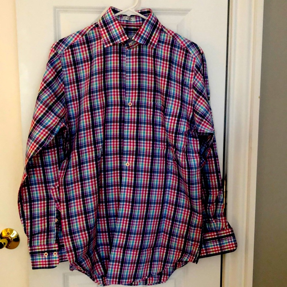 Men’s long sleeve casual dress shirt